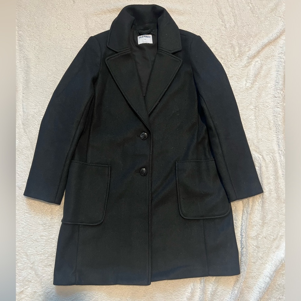 Old Navy Black Peacoat